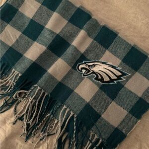 Philadelphia Eagles Plaid Scarf with Eagle Logo